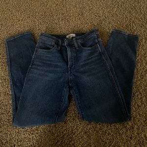 Madewell stovepipe jeans